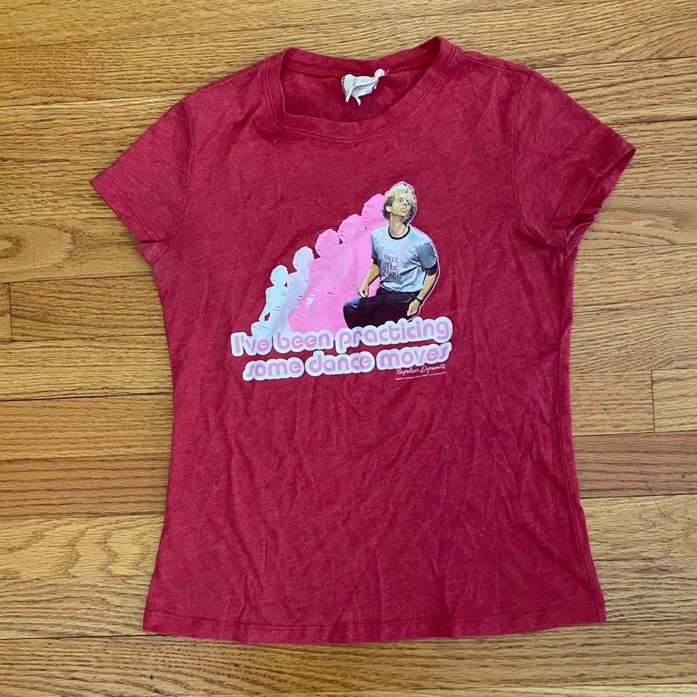 Mighty Fine “Napoleon Dynamite” Tshirt Red **SIZE  BETWEEN S/M Tag Missing